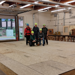 GHC Carpentry Technology Students Build Floor Systems